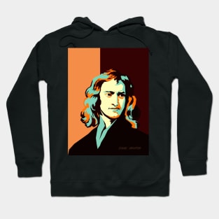 Isaac Newton with background WPAP Hoodie